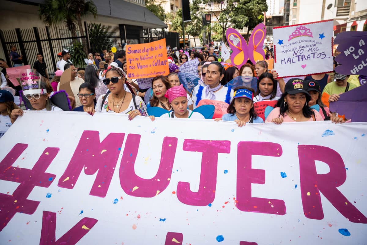 Sumando esfuerzos: Venezuela marchó para alzar voces contra la violencia machista este #25Nov