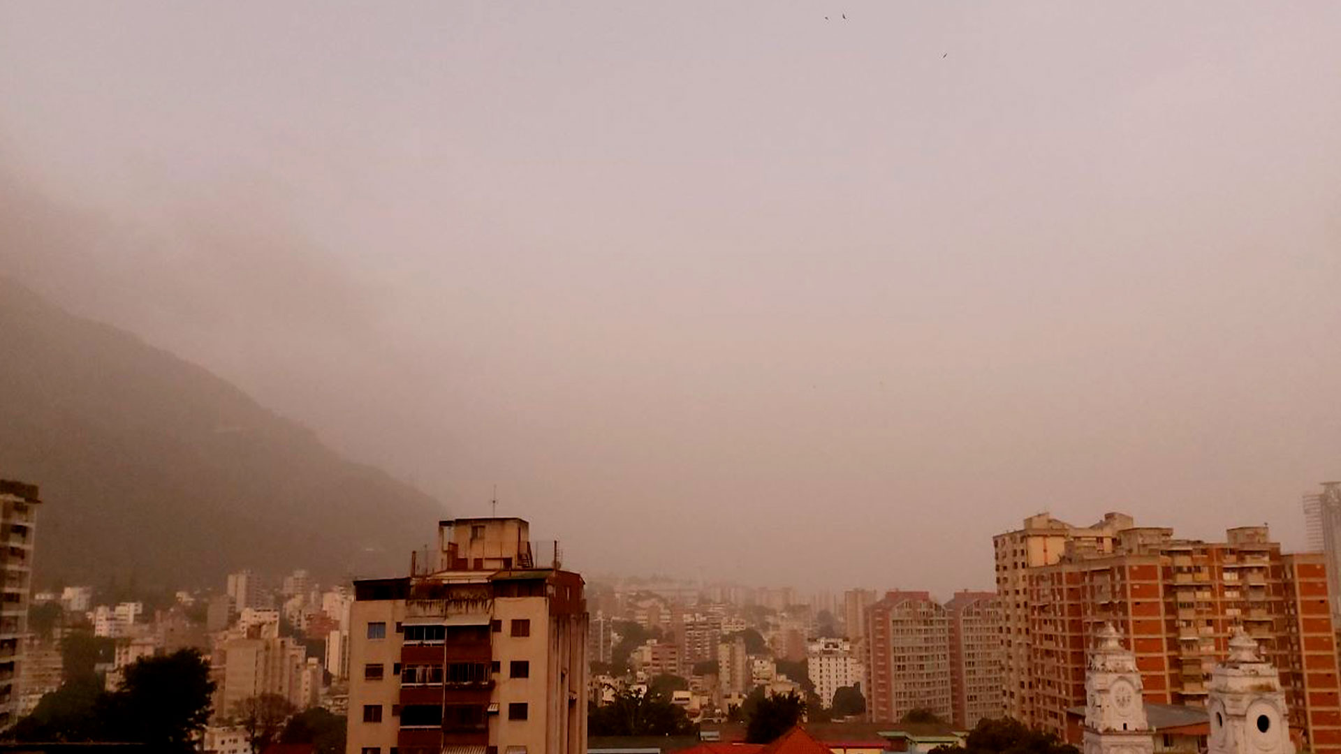 Estas son las zonas afectadas: Densa calima disminuye la calidad del aire en Venezuela, advirtió meteorólogo